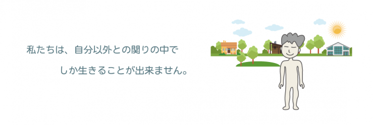 23,私たちは、周りとの関わりの中でしか生きる事ができません。